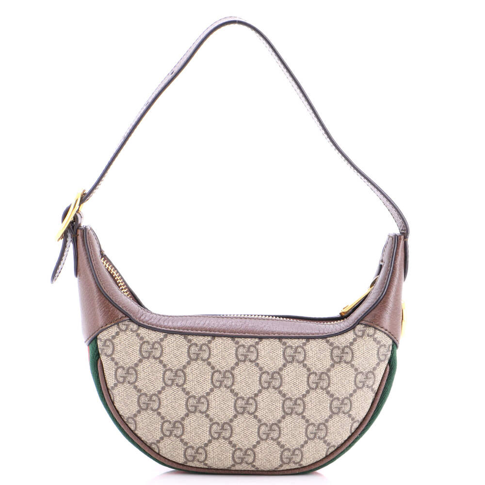 Gucci Ophidia Half Moon Bag Gg Coated #260868G15B